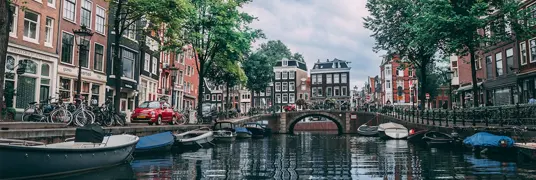 Amsterdam is home to a famous network of canals
