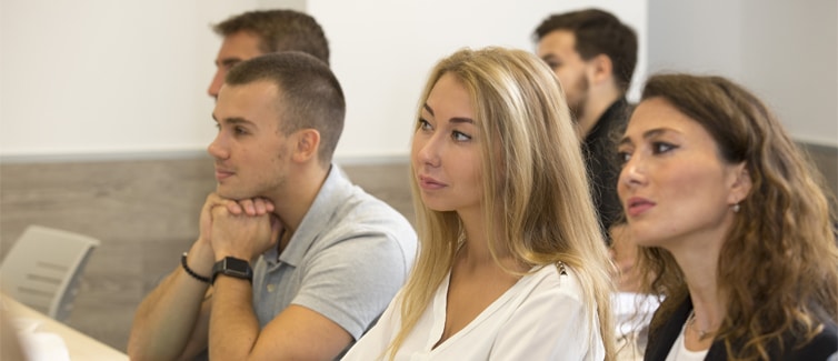 Students in a seminar
