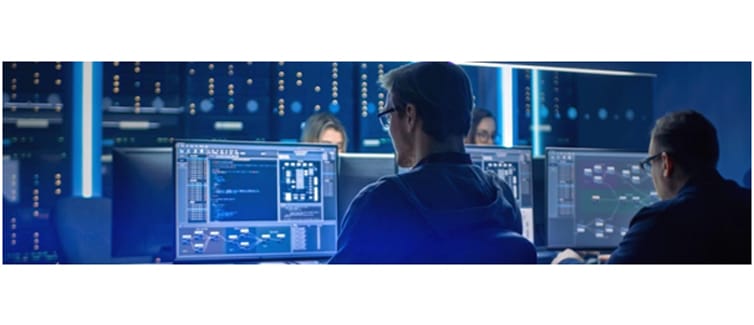 Man at a computer